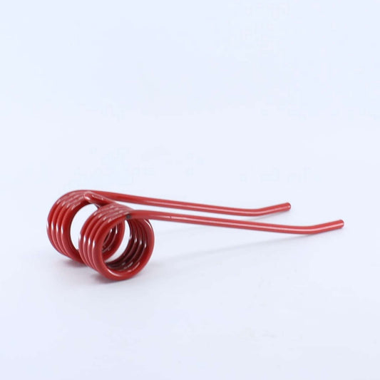 Púa de pick-up de tercer tipo adaptable para rotoempacadora Morra. Fabricada por La Spirale en Italia, recambio compatible de alta resistencia.