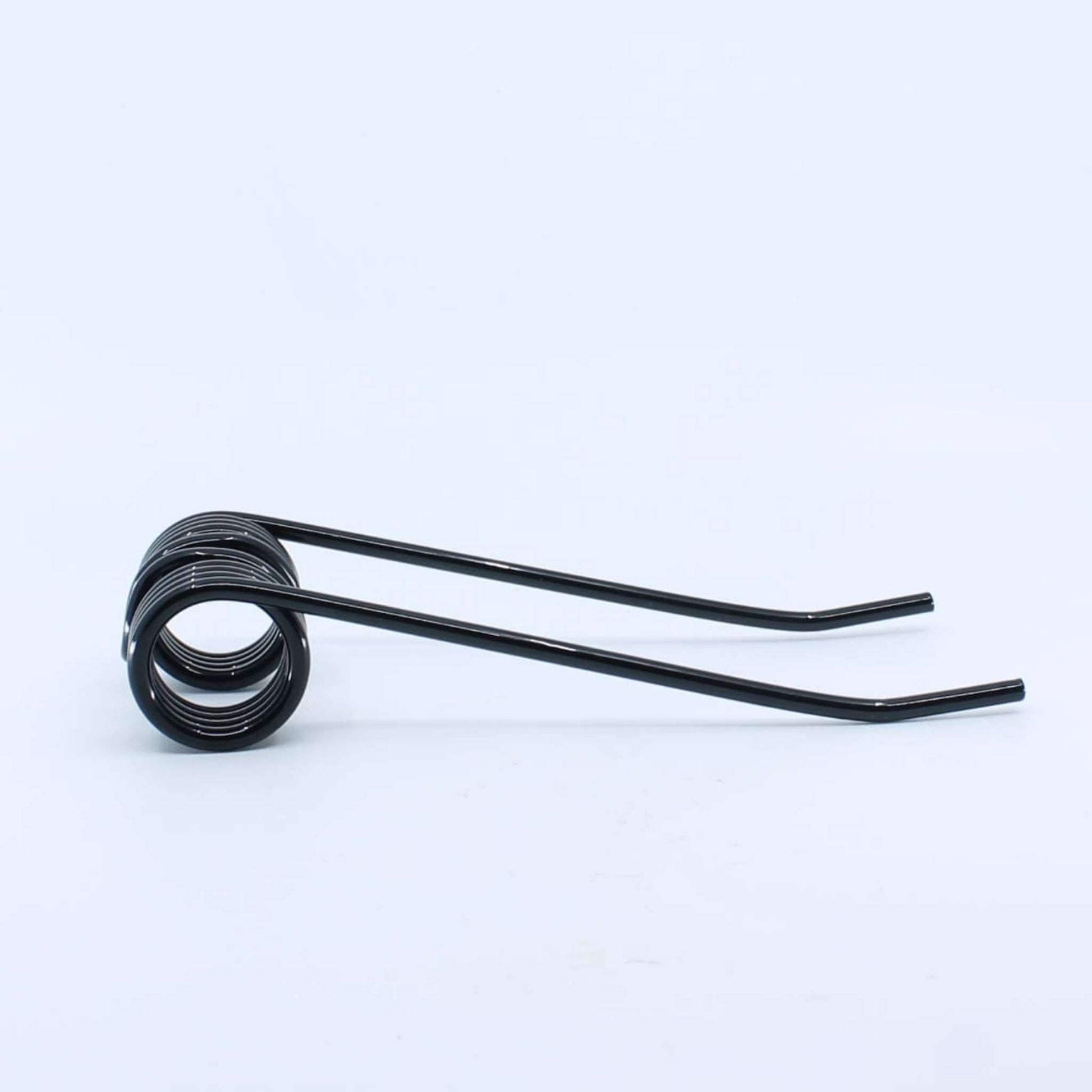 Púa de pick-up elástica adaptable para empacadoras Claas y Welger con orificio de fijación de 8 mm. Fabricada por La Spirale en Italia, referencias originales 8072971 y 814654.0.