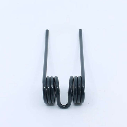Púa de pick-up elástica adaptable para rotoempacadora Deutz-Fahr. Fabricada por La Spirale en Italia, recambio compatible de alta resistencia, referencia 11417160122.