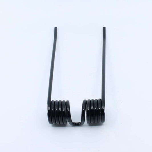 Púa de pick-up elástica adaptable para empacadora convencional Lerda. Fabricada por La Spirale en Italia, recambio de alta resistencia.