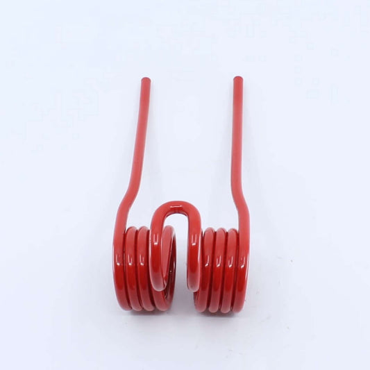 Púa de pick-up estrecha adaptable para rotoempacadora Wolvo y Morra. Fabricada por La Spirale en Italia, recambio compatible de alta resistencia.