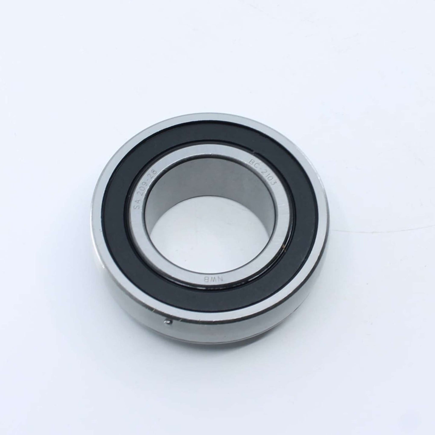 Conjunto de rodamiento agrícola de dos piezas para John Deere. Diámetro interior 44,45 mm, exterior 85 mm e incluye anillo de bloqueo.