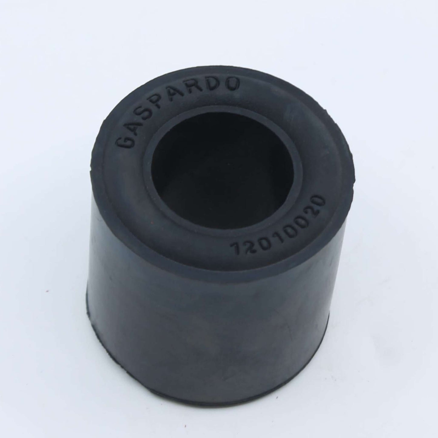 Silentblock de caucho original Gaspardo referencia 21030027. Casquillo amortiguador elástico de elastómero para absorción de vibraciones en posición 37.
