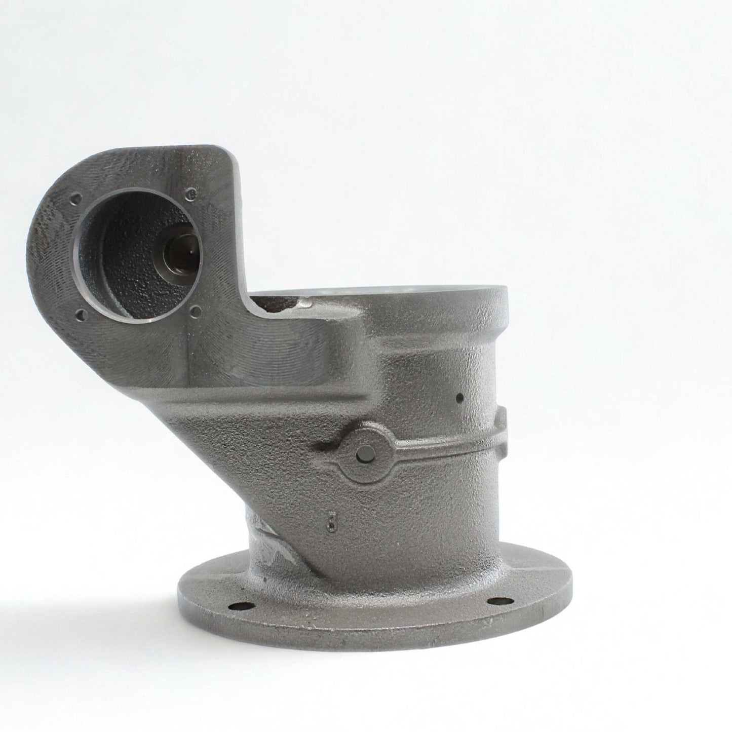 Soporte o base giratoria de cañón original de Battioni Pagani. Repuesto oficial para la fijación del cañón de descarga en cisternas. Fabricado en acero reforzado para soportar la presión y vibraciones.