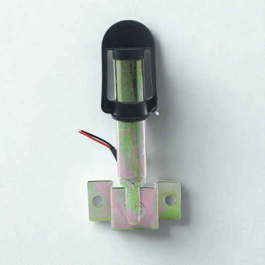 Base o soporte metálico giratorio para la instalación de luz rotativa o baliza de emergencia, con diseño en forma de L, ideal para montaje en tractores y maquinaria agrícola.