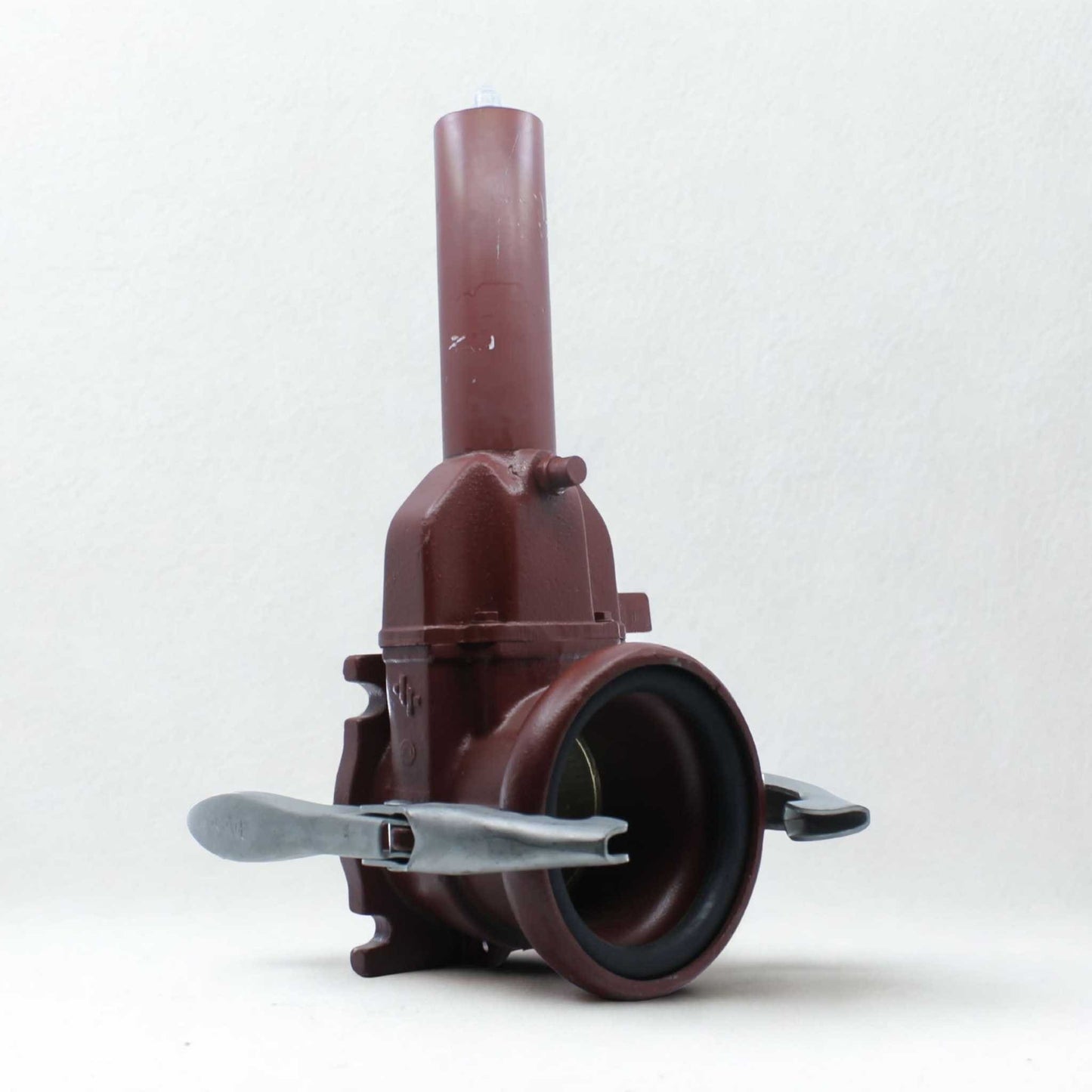 Tajadera o compuerta de válvula hidráulica Hertell Buru de 125 mm (5 pulgadas) de diámetro, hembra, con manillas y diseñada para su uso en cubas y cisternas de riego y purín.