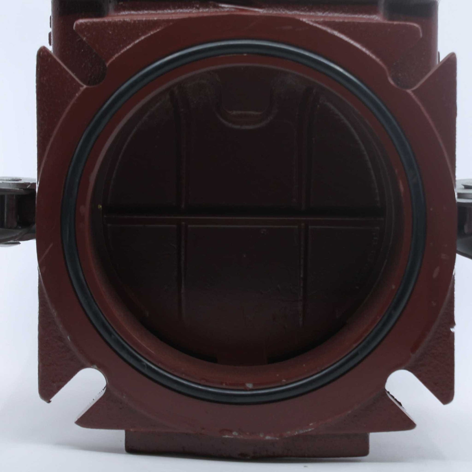 Tajadera o compuerta de válvula manual Hertell Buru de 150 mm (6 pulgadas) de diámetro, hembra, con manillas y diseñada para su uso en cubas y cisternas de riego y purín.