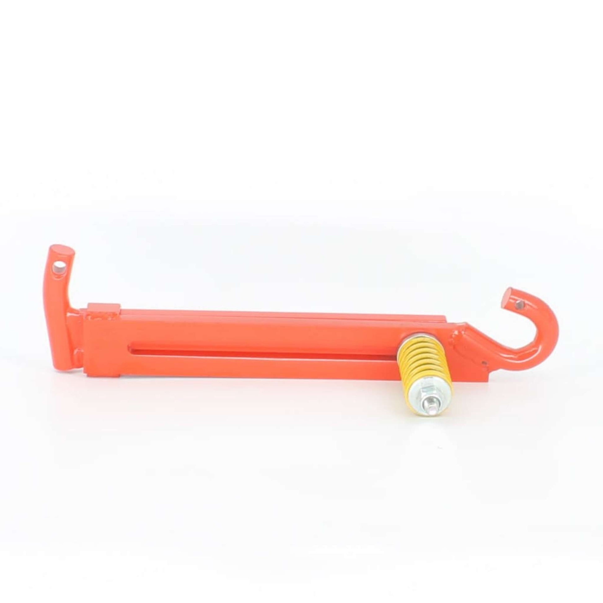 Tirante muelle tensor original Gaspardo ref. 21120302 en posición 27. Disparador de seguridad de acero rojo con muelle amarillo para modelos FB.