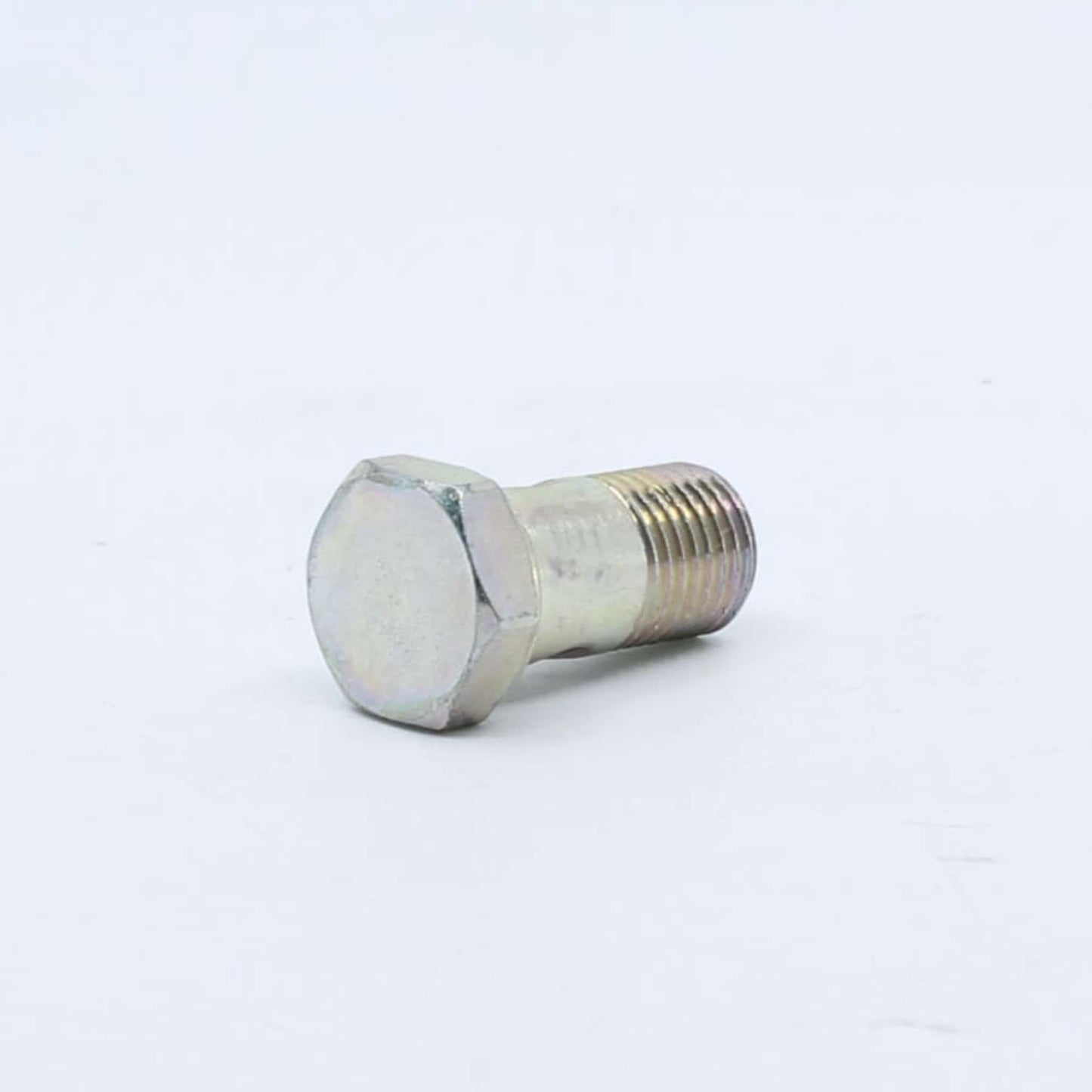 Tornillo hueco orientable tipo banjo para circuito de combustible con rosca métrica de 14 mm y paso de 1,5 mm.