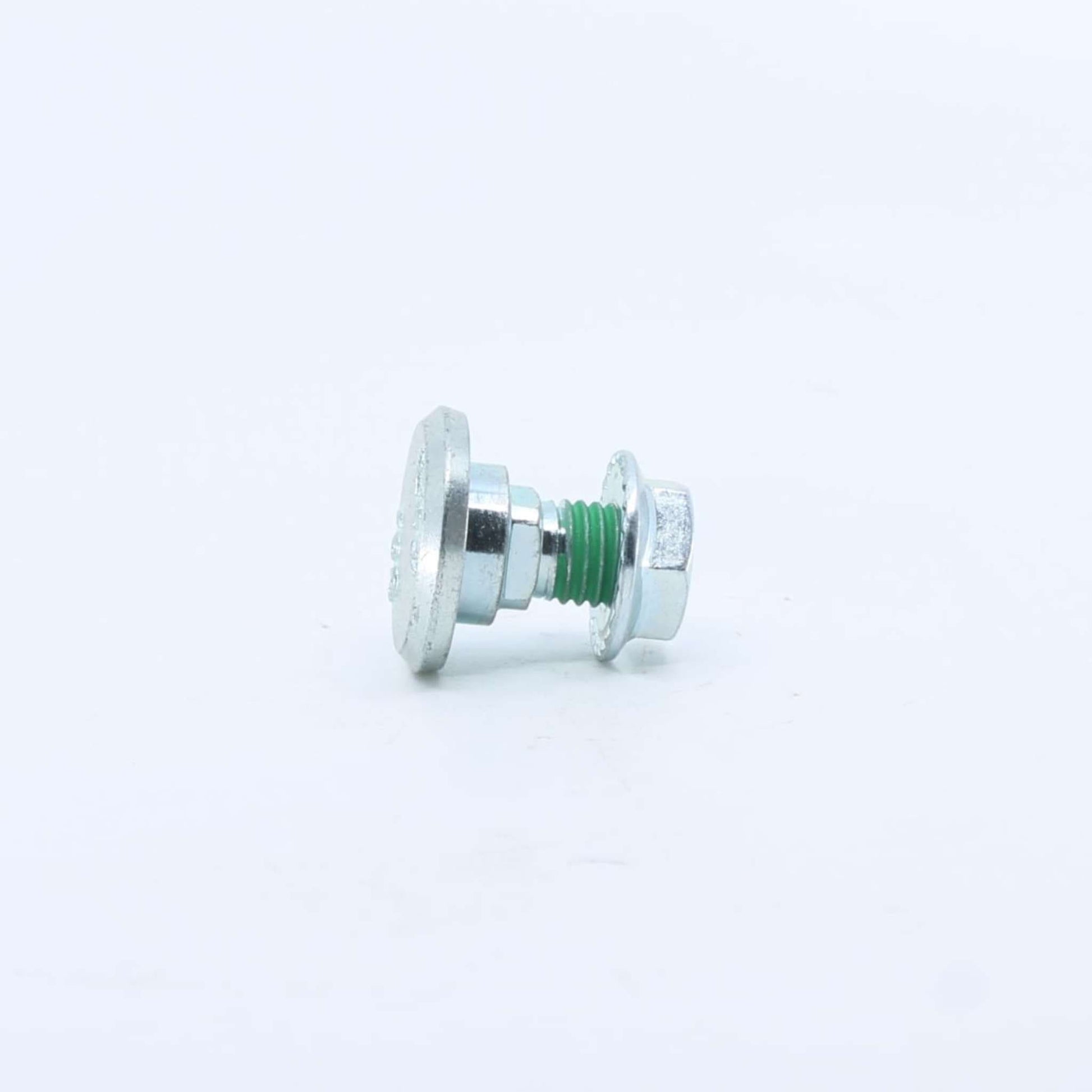 Tornillo portacuchillas con tuerca de seguridad adaptable para segadora Fella. Medidas M12, asiento liso diámetro 18 mm y resistencia 10.9, referencia 426887.