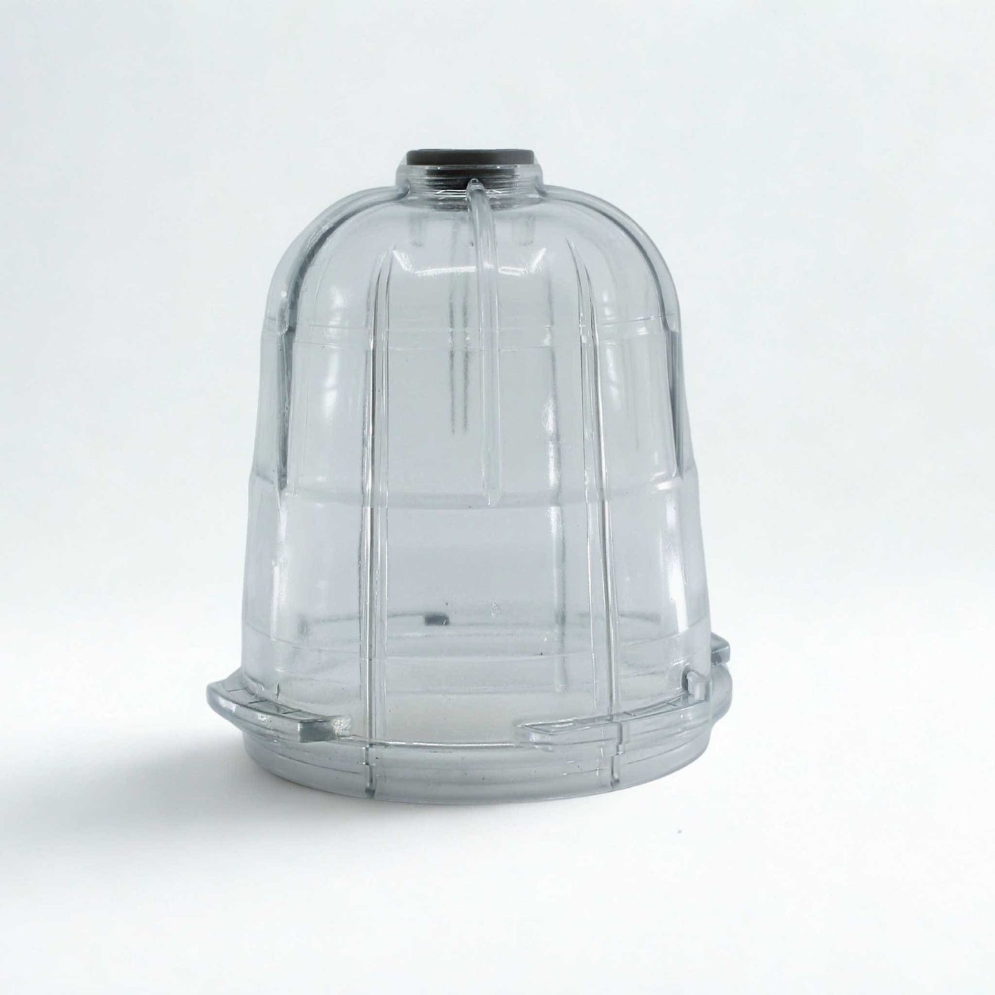Vaso sifón de plástico Riv para válvula de seguridad de cisterna de purín. Recambio original para el control de vacío y nivel.