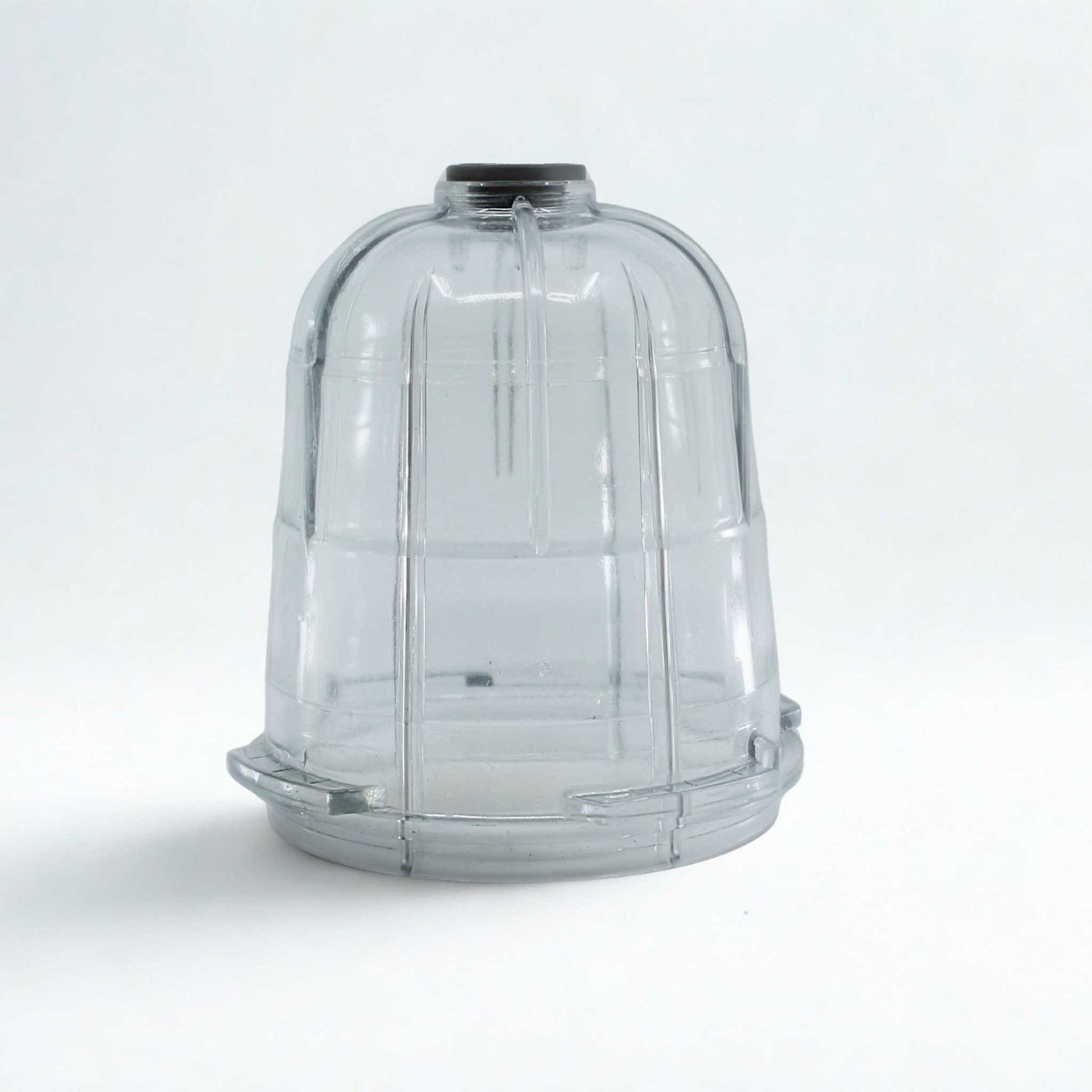 Vaso sifón de plástico Riv para válvula de seguridad de cisterna de purín. Recambio original para el control de vacío y nivel.